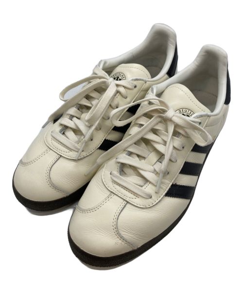 adidas（アディダス）adidas (アディダス) GAZELLEローカットスニーカー　ドイツ代表　	ID3719 ホワイト サイズ:26.5cmの古着・服飾アイテム