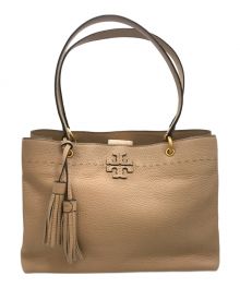 TORY BURCH（トリーバーチ）の古着「タッセルマックグロートートバッグ」｜ベージュ