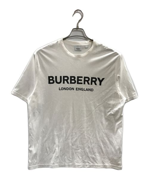 BURBERRY（バーバリー）BURBERRY (バーバリー) プリントTシャツ/BURBERRY ホワイト サイズ:Ｌの古着・服飾アイテム