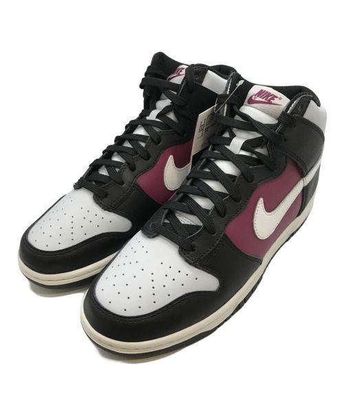 NIKE（ナイキ）NIKE (ナイキ) WMNS DUNK HIGH/NIKE ブラック×パープル サイズ:27.5cmの古着・服飾アイテム