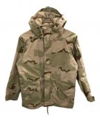 US ARMYユーエスアーミー）の古着「ECWCS GORE-TEX DESERT CAMO PARKA/US ARMY」｜ベージュ×カーキ