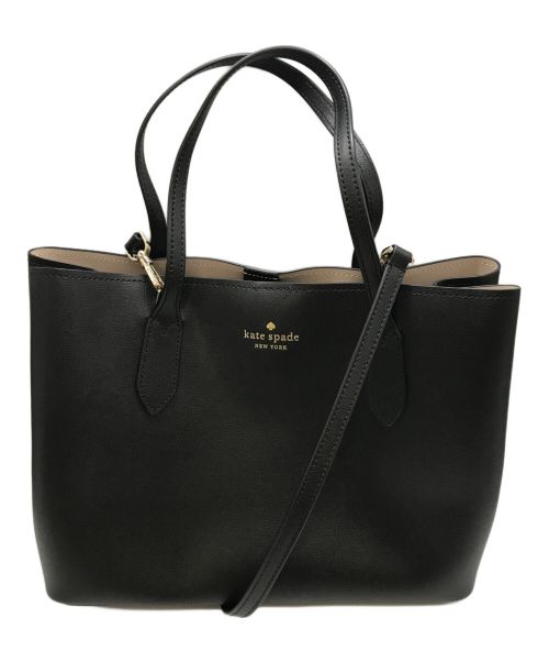 Kate Spade（ケイトスペード）Kate Spade (ケイトスペード) 2WAYバッグ/Kate Spade/ハーパーロゴサッチェル ブラック サイズ:表記なしの古着・服飾アイテム