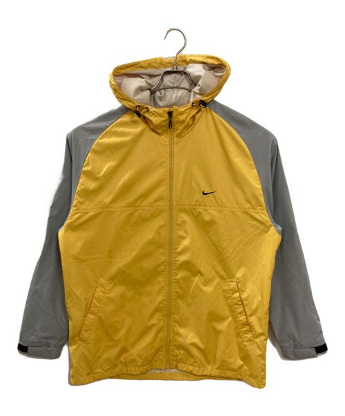 NIKE（ナイキ）NIKE (ナイキ) 00’ｓフーデッドジャケット/NIKE イエロー サイズ:Ｌの古着・服飾アイテム