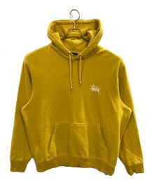 stussy（ステューシー）の古着「ベーシックフーディ　ステューシー　1924649」｜イエロー