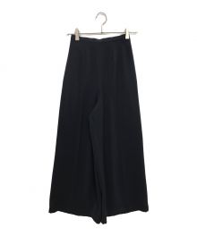 ENFOLD（エンフォルド）の古着「ELASTIC WIDE TROUSERS　300GS631-2190　エンフォルド」｜ネイビー