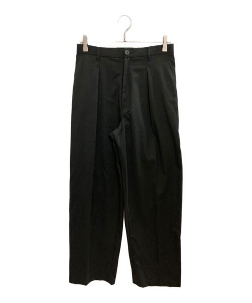 MAISON SPECIAL（メゾンスペシャル）MAISON SPECIAL (メゾンスペシャル) Wool Mix Prime Wide One-Tuck Wide Pants/MAISON SPECIAL ブラック サイズ:1の古着・服飾アイテム