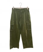 Soertelソテロ）の古着「Wide straight military pants/Soertel」｜グリーン