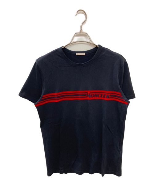 MONCLER（モンクレール）MONCLER (モンクレール) プリントTシャツ　モンクレール　F20918C75410 8390T ネイビー サイズ:Ｍの古着・服飾アイテム