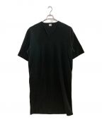 BLURHMSブラームス）の古着「Rough＆Smooth Thermal Over-neck Dress」｜ブラック