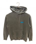 X-LARGEエクストララージ）の古着「PIGMENT BURN DOWN PULLOVER HOODED SWEAT/X-LARGE」｜グレー