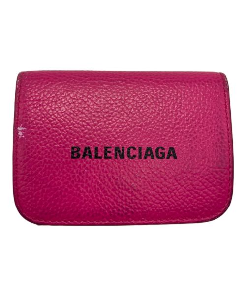 BALENCIAGA（バレンシアガ）BALENCIAGA (バレンシアガ) 3つ折り財布/BALENCIAGA ピンク サイズ:表記なしの古着・服飾アイテム