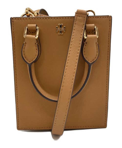 TORY BURCH（トリーバーチ）TORY BURCH (トリーバーチ) 2WAYミニショッパートート/TORY BURCH/エマーソン ブラウン サイズ:表記なしの古着・服飾アイテム