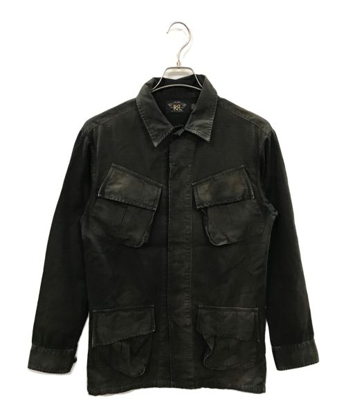 RRL（ダブルアールエル）RRL (ダブルアールエル) JUNGLE FATIGUE JACKET/RRL ブラック サイズ:XSの古着・服飾アイテム