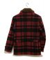 POLO COUNTRY (ポロカントリー) 22AW plaid check Shearling Barn Coat　ポロカントリー レッド×ブラック サイズ:XS：25000円