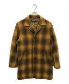 SUPREMEシュプリーム）の古着「16AW Shadow Plaid Wool Over Coat/Supreme」｜ベージュ