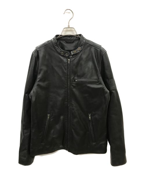 HEATH（ヒース）HEATH (ヒース) ラムレザージャケット　ヒース　047JKT ブラック サイズ:XLの古着・服飾アイテム