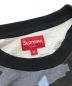 中古・古着 SUPREME (シュプリーム) 18S/SロゴプリントカモフラロングスリーブTシャツ/Supreme スカイブルー サイズ:Ｍ：9000円