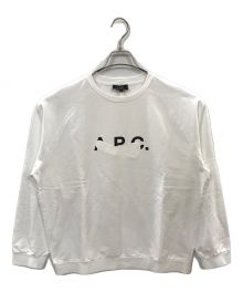 A.P.C.（アーペーセー）の古着「ロゴスウェット/A.P.C.」｜ホワイト