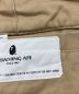 中古・古着 A BATHING APE (アベイシングエイプ) ONE POINT LOOSE FIT CHINO PANTS ベージュ サイズ:XL：7000円