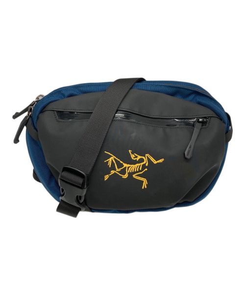 ARC'TERYX（アークテリクス）ARC'TERYX (アークテリクス) Arro Waist Pack　アークテリクス　X000008017 ブラック×ブルーの古着・服飾アイテム