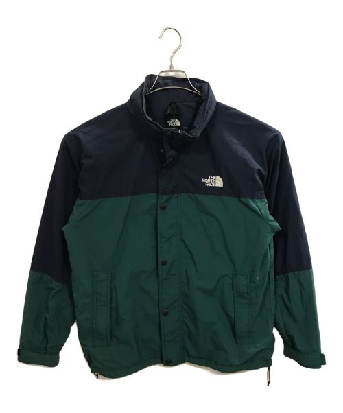 THE NORTH FACE（ザ ノース フェイス）THE NORTH FACE (ザ ノース フェイス) ハイドレナウィンドジャケット ネイビー×グリーン サイズ:Ｍの古着・服飾アイテム