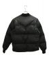 Hysteric Glamour RockyMountainFeatherBed (ロッキーマウンテンフェザーベッド) ウエスタンヨークダウンジャケット レザー切替 ニュースペーパー ガールプリント ブラック サイズ:S：18000円