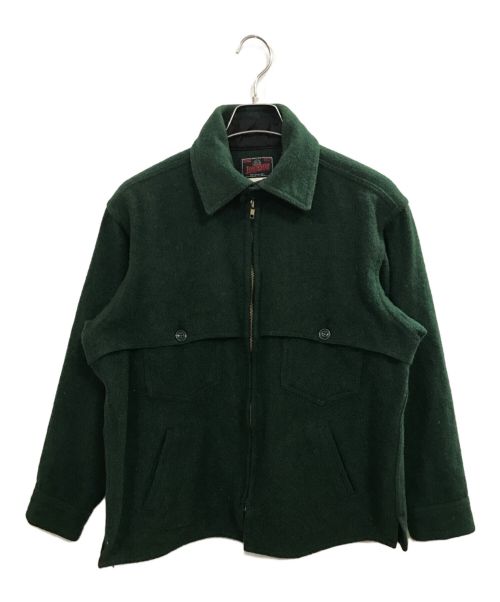 JOHNSON WOOLEN MILLS（ジョンソンウーレンミルズ）JOHNSON WOOLEN MILLS (ジョンソンウーレンミルズ) 70’ｓロガージャケット グリーン サイズ:Ｍの古着・服飾アイテム