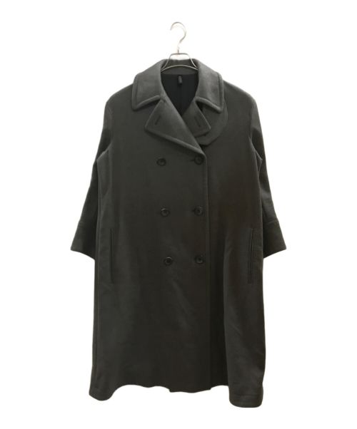 THE RERACS（ザ リラクス）THE RERACS (ザ リラクス) DOUBLE BREASTED FLOATED SHOULDER COAT ブラック サイズ:Ｍの古着・服飾アイテム