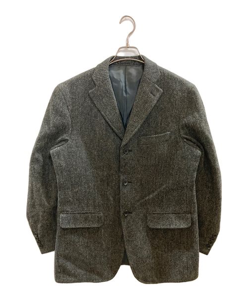 Harris Tweed（ハリスツイード）Harris Tweed (ハリスツイード) ツイードジャケット グレー サイズ:Ｍの古着・服飾アイテム