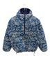 SUPREME（シュプリーム）の古着「Micro Down Half Zip Hooded Pullover Blue Paisley」｜ネイビー