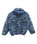 SUPREME (シュプリーム) Micro Down Half Zip Hooded Pullover Blue Paisley ネイビー サイズ:Ｍ：35000円