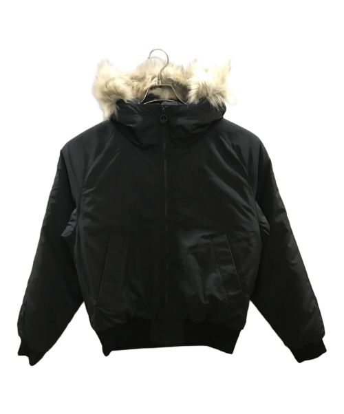 adidas（アディダス）adidas (アディダス) PAD FUR BOMBER ブラック サイズ:Ｌの古着・服飾アイテム