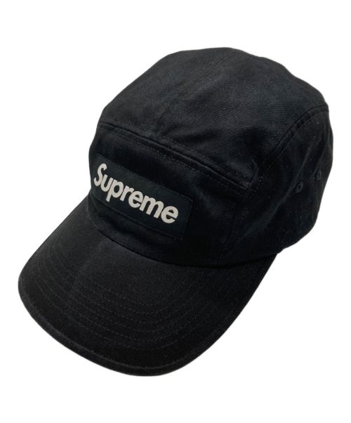 SUPREME（シュプリーム）SUPREME (シュプリーム) キャップ ブラックの古着・服飾アイテム