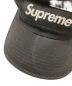 中古・古着 SUPREME (シュプリーム) キャップ ブラック：7000円