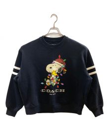 COACH×PEANUTS（コーチ×ピーナッツ）の古着「プリントスウェット」｜ネイビー