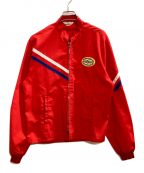 FLIGHT APPAREL INCフライト アパレル インク）の古着「70s Flight Apparel Aircraft Owners & Pilots Windbreaker」｜レッド