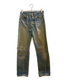 LEVI'S（リーバイス）の古着「66前期501デニムパンツ　ボタン裏6　実寸W80/L82ＣＭ」｜インディゴ