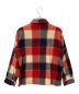 WOOLRICH (ウールリッチ) ウールCPOシャツジャケット レッド×ネイビー サイズ:不明：10000円