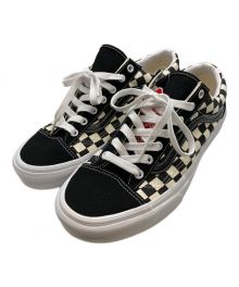 VANS（バンズ）の古着「チェッカー柄ローカットスニーカー」｜ブラック