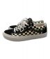 VANS (バンズ) チェッカー柄ローカットスニーカー ブラック サイズ:27.5cm：5000円