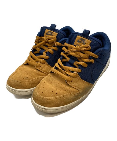 NIKE SB（ナイキエスビー）NIKE SB (ナイキエスビー) ローカットスニーカー ネイビー×ブラウン サイズ:29cmの古着・服飾アイテム