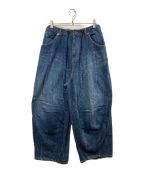 Needlesニードルズ）の古着「12oz Denim H.D Pants Wide Tuck Jeans　J0193」｜インディゴ