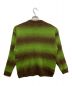 POP TRADING COMPANY (ポップトレーディングカンパニー) striped knitted cardigan ブラウン×グリーン サイズ:Ｍ：15000円