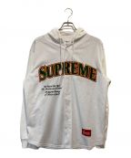 SUPREMEシュプリーム）の古着「20SS Mesh Hooded L/S Baseball Jersey」｜ホワイト