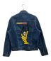 LEVI'S (リーバイス) 90’ｓ70506刺繍加工デニムジャケット　 ボタン裏287 USA製 rolling stone voodoo lounge インディゴ サイズ:Ｍ：18000円