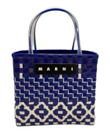 MARNI（マルニ）の古着「MARKET MINI BASKET BAGハンドバッグ」｜ブルー