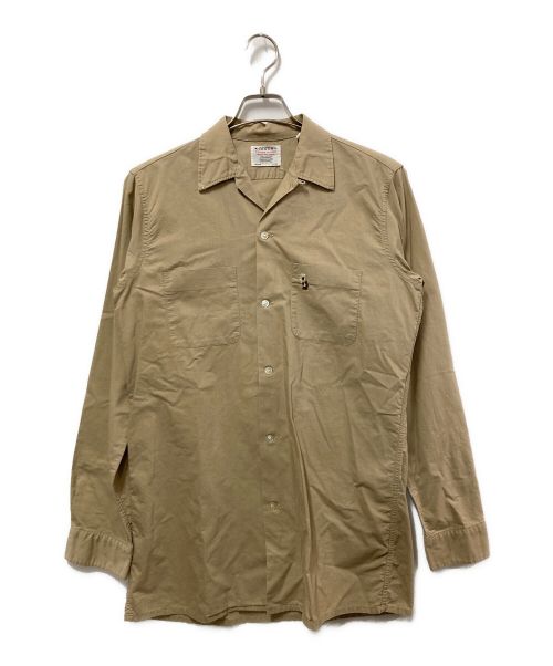 ARROW（アロー）ARROW (アロー) オープンカラーシャツ ベージュ サイズ:15-15 1/2の古着・服飾アイテム