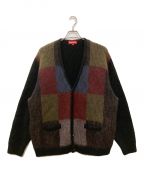 SUPREMEシュプリーム）の古着「Brushed Grid Cardigan」｜ブラック