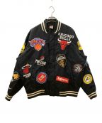 SUPREME×NIKEシュプリーム×ナイキ）の古着「18SS NBA Teams Warm-Up Jacket　AO3631-010」｜ブラック