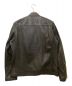 MAISON SPECIAL (メゾンスペシャル) Dress-Fit Sheep Leather Single Rider Jacket ブラック サイズ:2：20000円